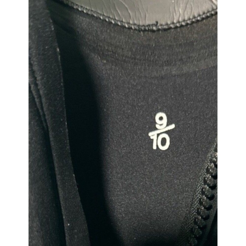 Heat Wave ProAm Wetsuit Women’s Full Size 9/10 Black Teal Reinforced Knees Surf - Picture 3 of 4